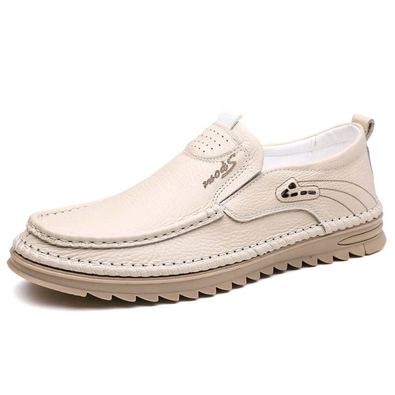 Men Formal Wear For Summer - รองเท้าหนังวัวแท้ชั้นแรก สไตล์ลำลองสำหรับธุรกิจ แฟชั่นผู้ชาย ใส่สบาย เหมาะสำหรับใส่ทำงาน ใส่ในชีวิตประจำวัน