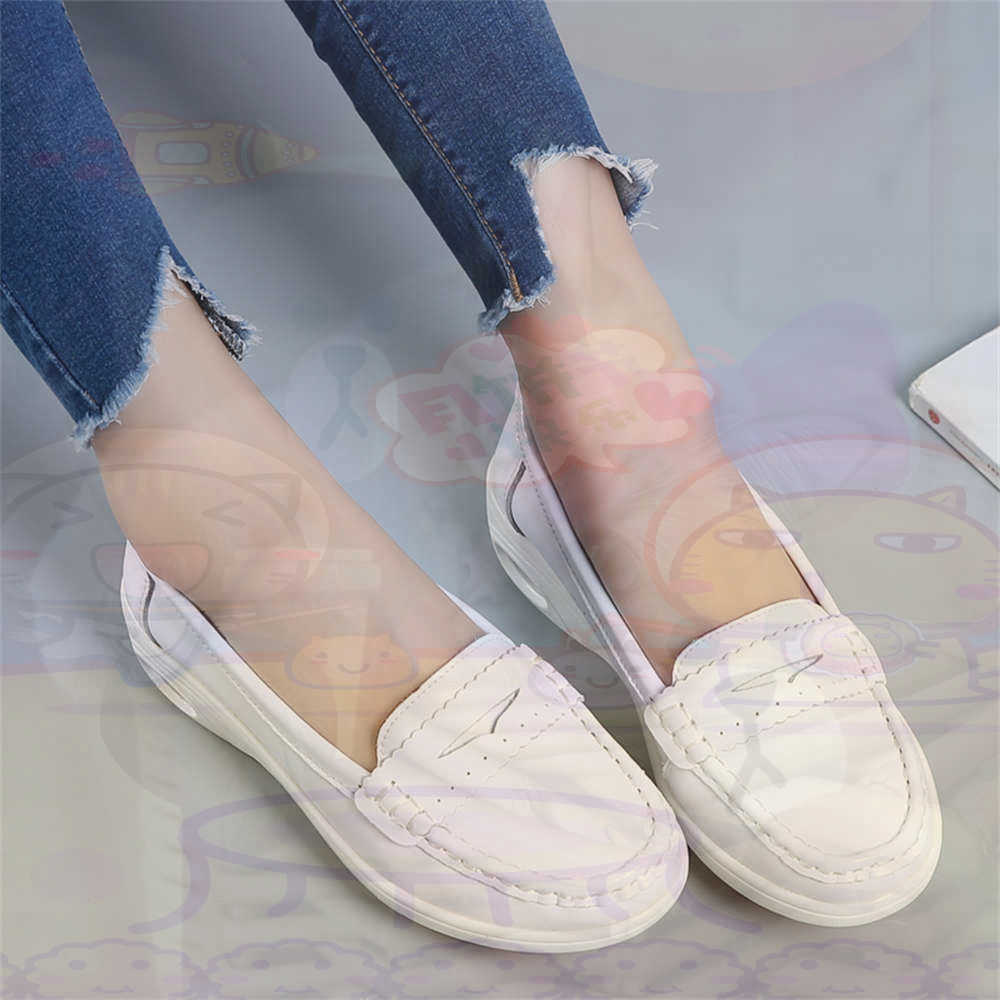 Men Formal Wear Ideas - Soft SLIP-ON สตรีขนาดใหญ่รองเท้าเทนนิสสเก็ตบอร์ดสุภาพสตรีรองเท้าผ้าใบแบรนด์หรูกีฬาวิทยาลัย Drop Shipping
