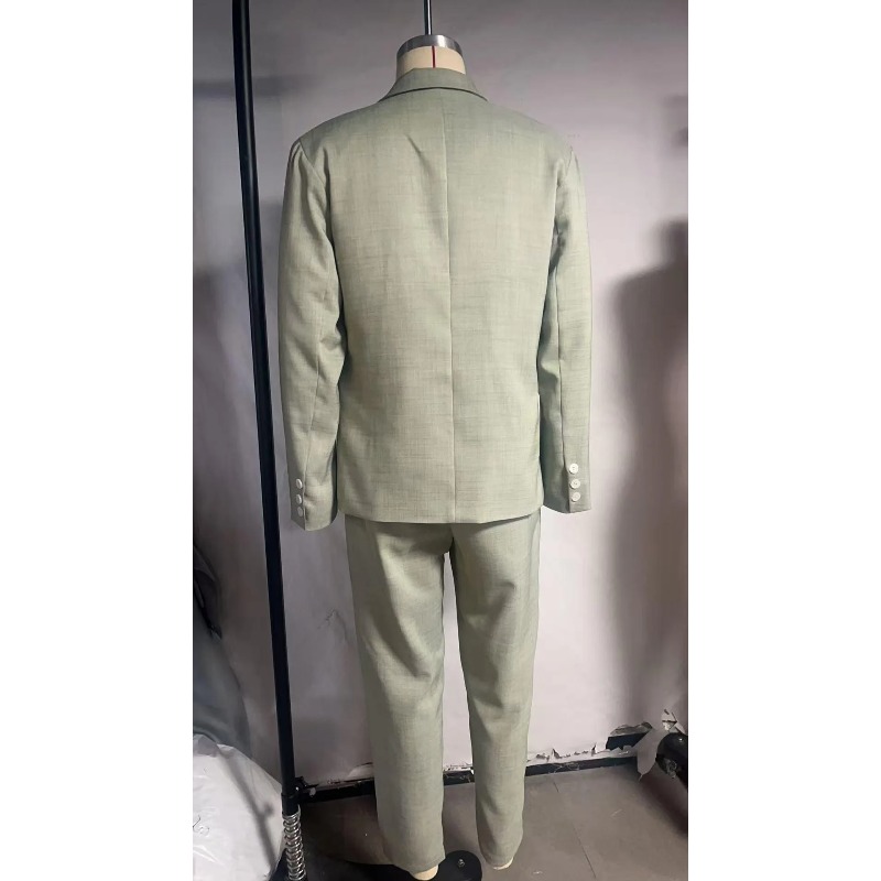 ชุดสูทและกางเกงสีพื้นสำหรับนัก - Large Men Formal Wear บทวิจารณ์และราคา