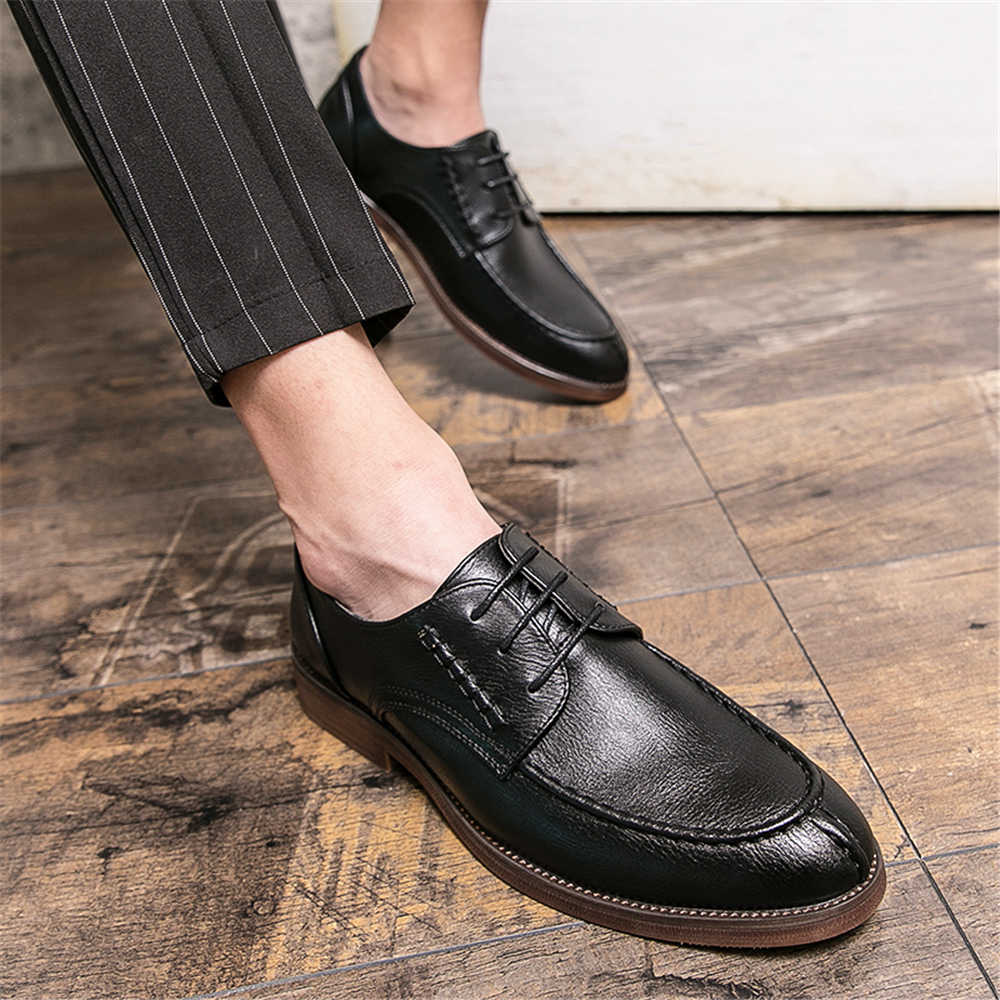 รองเท้าผู้ชายขนาดใหญ่กันลื่นอย - Large Men Formal Wear บทวิจารณ์และราคา