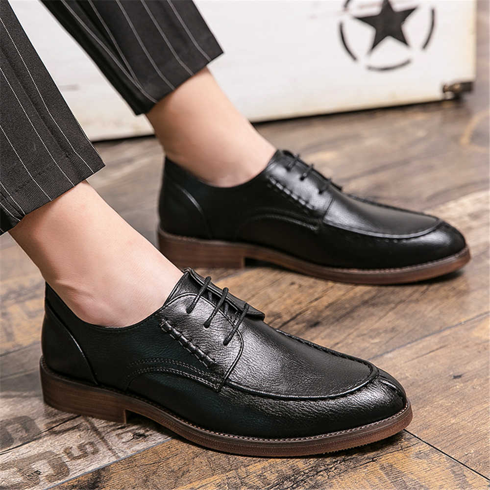 รองเท้าผู้ชายขนาดใหญ่กันลื่นอย - Large Men Formal Wear บทวิจารณ์และราคา
